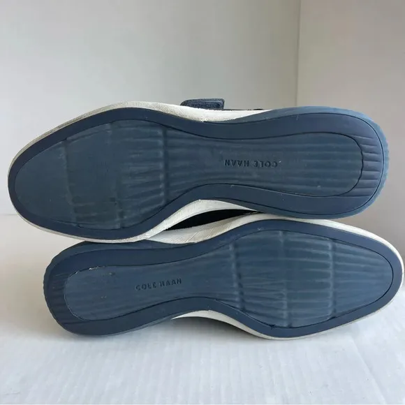 Cole Haan Mens Grand Evolution Monk Strap Oxford Deep Blue Leather Size 11