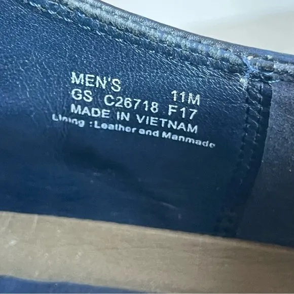 Cole Haan Mens Grand Evolution Monk Strap Oxford Deep Blue Leather Size 11