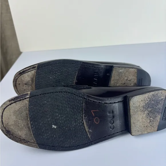 Cole Haan Men’s Shoes 8 leather tassel penny loafers