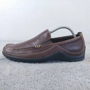 Cole Haan Mens Size 9 Shoes Tucker Venetian Driving Loafers Brown Leather C04059