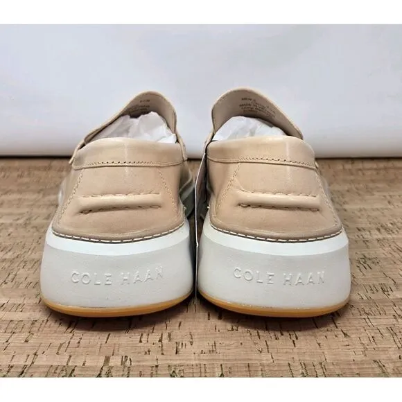 Cole Haan Shoes Men's‎ 9.5W  Grandpro Topspin Penny Loafer  Preppy Casual Beige