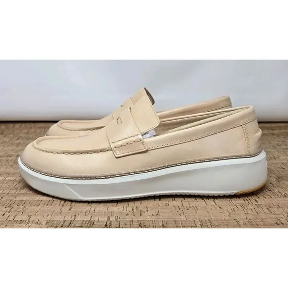 Cole Haan Shoes Men's‎ 9.5W  Grandpro Topspin Penny Loafer  Preppy Casual Beige