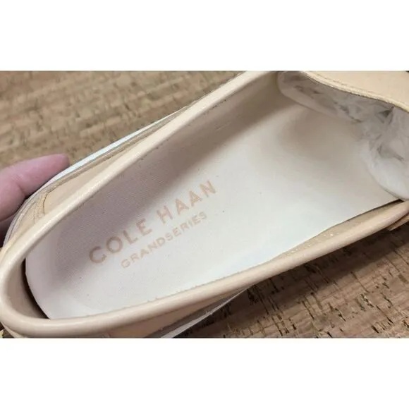 Cole Haan Shoes Men's‎ 9.5W  Grandpro Topspin Penny Loafer  Preppy Casual Beige