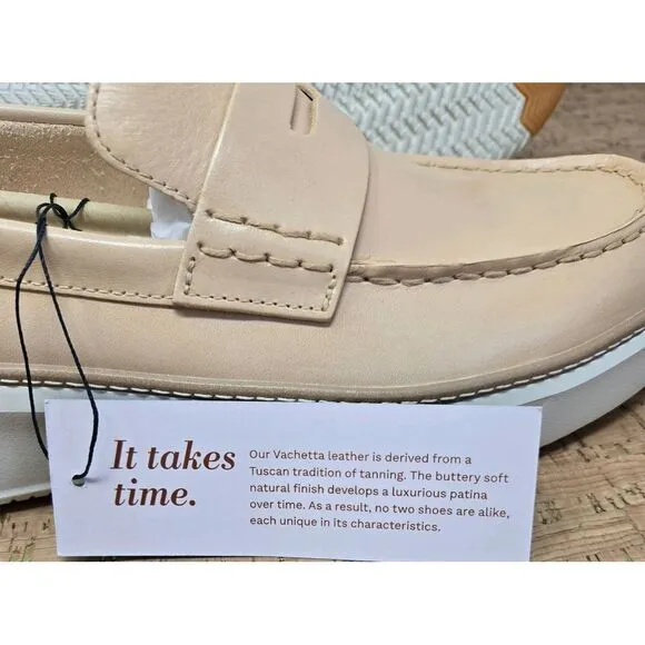 Cole Haan Shoes Men's‎ 9.5W  Grandpro Topspin Penny Loafer  Preppy Casual Beige