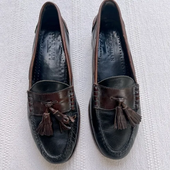 Cole Haan Tassel Leather Loafers Size 11