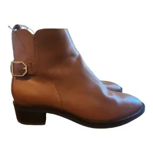 Cole Haan womens sz 8B Kimberly bootie tan waterproof leather ankle boots w23032