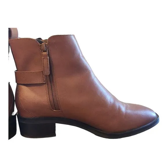 Cole Haan womens sz 8B Kimberly bootie tan waterproof leather ankle boots w23032