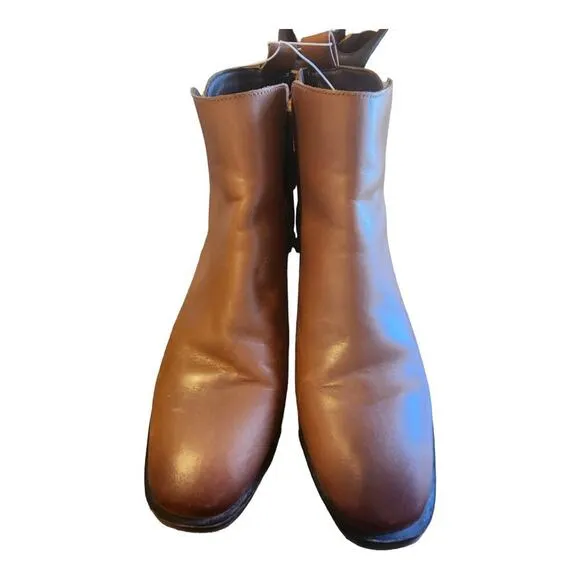 Cole Haan womens sz 8B Kimberly bootie tan waterproof leather ankle boots w23032