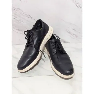 Cole Haan Men's Black Leather Upper &amp; White Comfort Sole Dress Shoe Size 11.5M