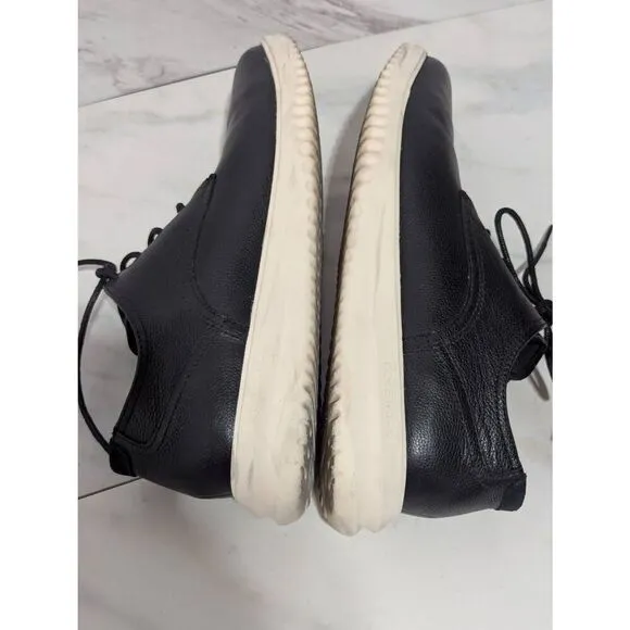 Cole Haan Men's Black Leather Upper &amp; White Comfort Sole Dress Shoe Size 11.5M