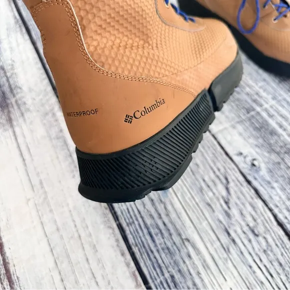 Colombia Men’s Waterproof Tan Lace Up Boots