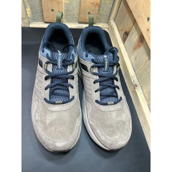 Columbia Mens Casual Athletic Shoes Size 10 Suede &amp; Mesh Upper Brown