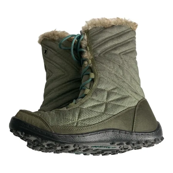Columbia Minx Mid III Omni-Heat Women's Boots WinterSnow Hiking Waterproof Sz 8