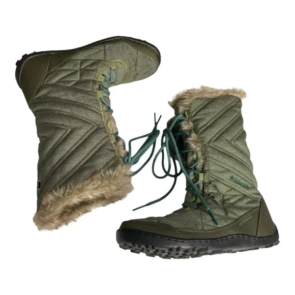 Columbia Minx Mid III Omni-Heat Women's Boots WinterSnow Hiking Waterproof Sz 8