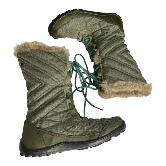 Columbia Minx Mid III Omni-Heat Women's Boots WinterSnow Hiking Waterproof Sz 8