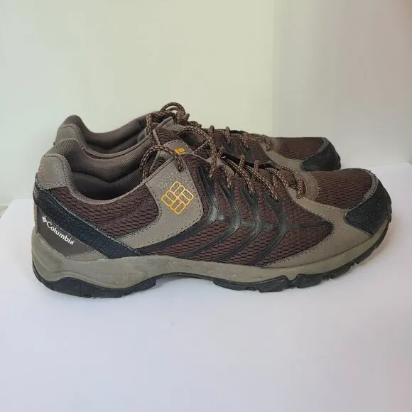 Columbia Techlite Trailhawk Omni Grip Hiking Shoes Brown Men’s 12 Excellent Cond
