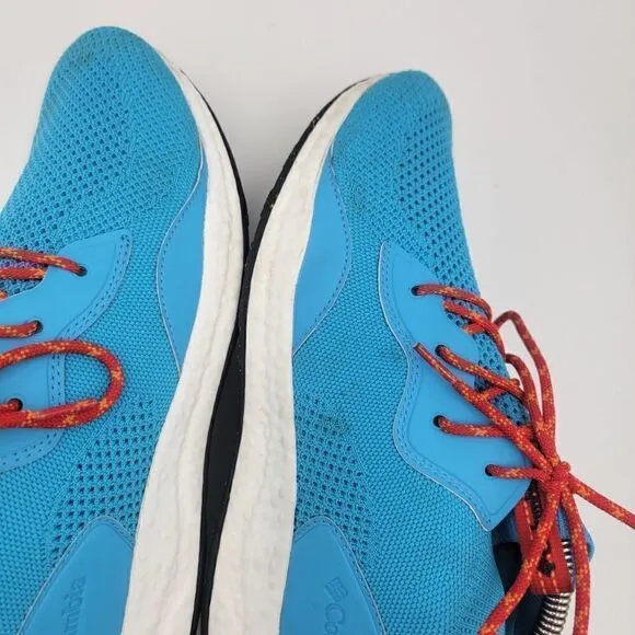 Columbia Breeze Cyan Blue White Hiking Shoes BM0082-434 Men Sz 11 EUC Worn 1X