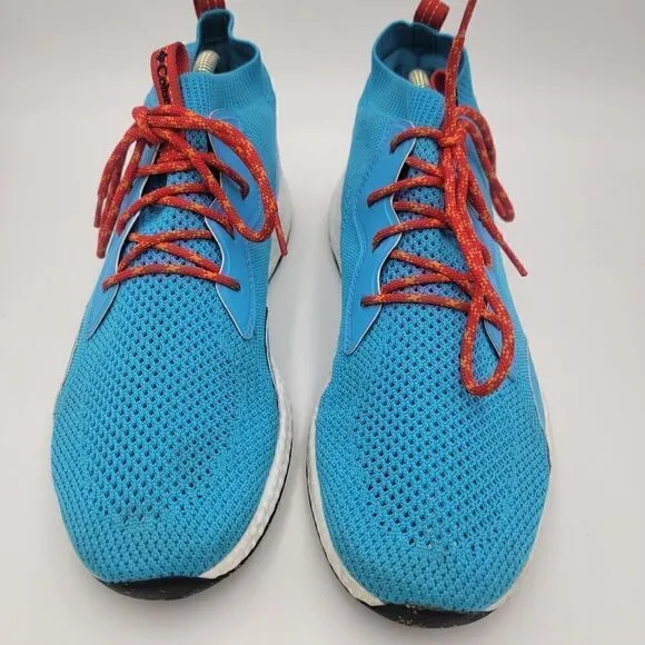 Columbia Breeze Cyan Blue White Hiking Shoes BM0082-434 Men Sz 11 EUC Worn 1X