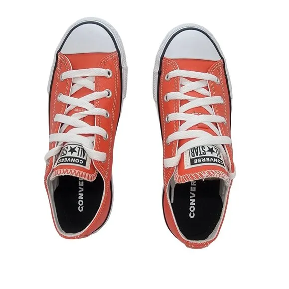 🤩Converse ALL STAR CTAS OX Sz 11 Toddler Shoes LEATHER RED  Sneakers A04425C