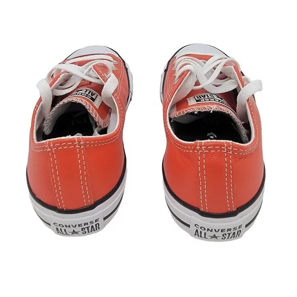 🤩Converse ALL STAR CTAS OX Sz 11 Toddler Shoes LEATHER RED  Sneakers A04425C