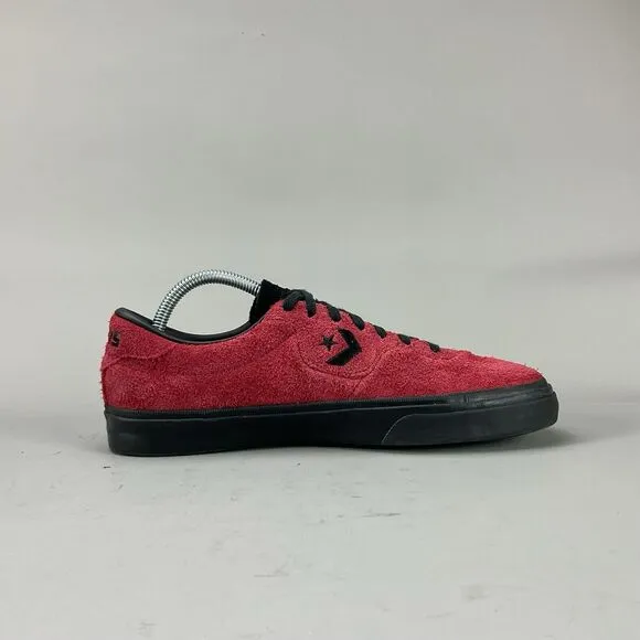 Converse Cons Louie Lopez Men’s 8 Red Suede Casual Sneakers Athletic Shoes Skate