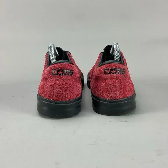 Converse Cons Louie Lopez Men’s 8 Red Suede Casual Sneakers Athletic Shoes Skate
