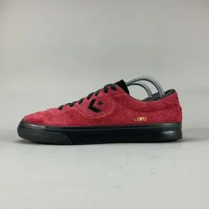 Converse Cons Louie Lopez Men’s 8 Red Suede Casual Sneakers Athletic Shoes Skate