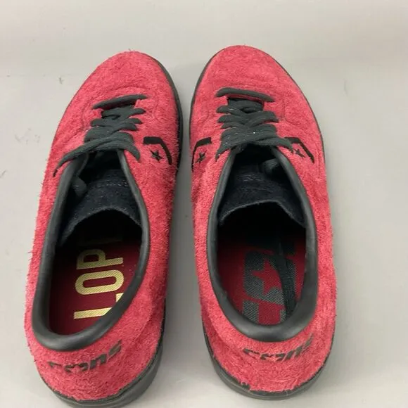 Converse Cons Louie Lopez Men’s 8 Red Suede Casual Sneakers Athletic Shoes Skate
