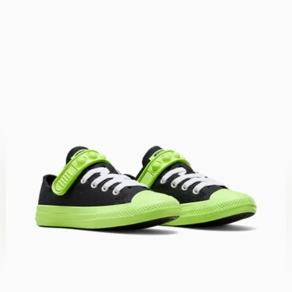 CONVERSE Kids All Star Bubble Strap Easy-On Brights Shoes Sneakers Sz 2.5 Youth