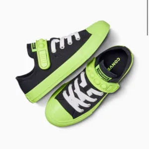 CONVERSE Kids All Star Bubble Strap Easy-On Brights Shoes Sneakers Sz 2.5 Youth