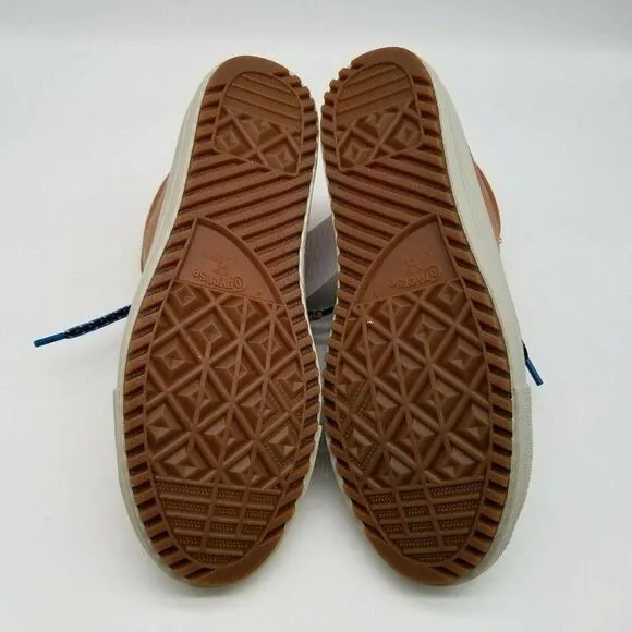 Converse Boys Chuck Taylor Leather Mid Brown Shoes Size 5.5