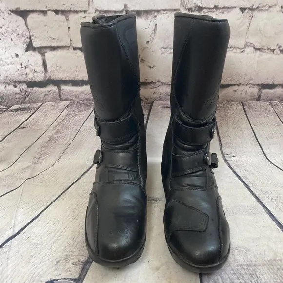 Cortech Accelerator‎ Mens Size 14 XC Boots Waterproof Oil Resistant Black