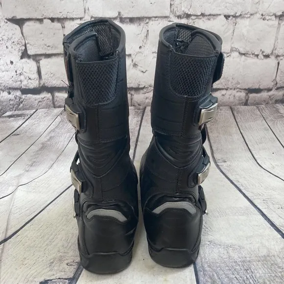 Cortech Accelerator‎ Mens Size 14 XC Boots Waterproof Oil Resistant Black