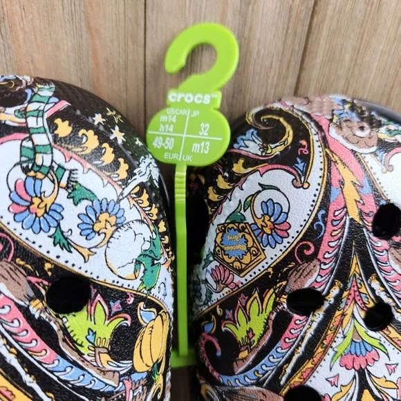 Crocs Classic Harry Potter v Vera Bradley Mens size 14 Slip On Clog Clogs Shoes