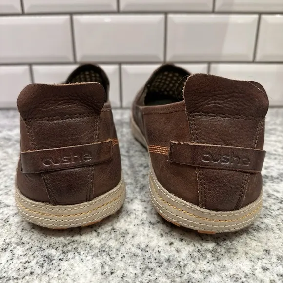 Cushe Shumakers Maek Slip On Shoes Leather Brown Mens Size 13