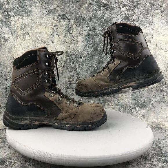 Danner Men's Size 10EE Vicious 8&quot; Brown Leather Composite Toe Work Boots 13868