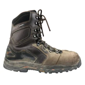 Danner Men's Size 10EE Vicious 8&quot; Brown Leather Composite Toe Work Boots 13868