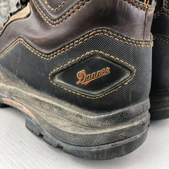 Danner Men's Size 10EE Vicious 8&quot; Brown Leather Composite Toe Work Boots 13868