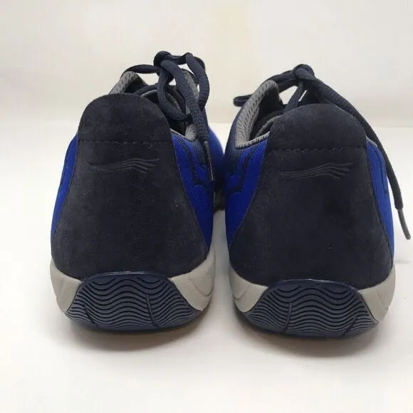 Dansko Womens Hanna Comfort Sneakers Shoes Blue Lace Up Geometric Size 40 9.5-10