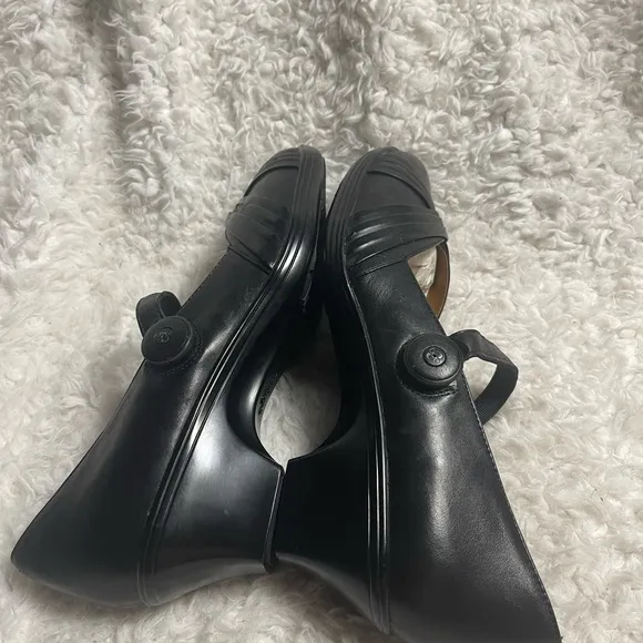De Comfort Cindee leather Black Mary Jane Shoes with BOA closure system SZ12W