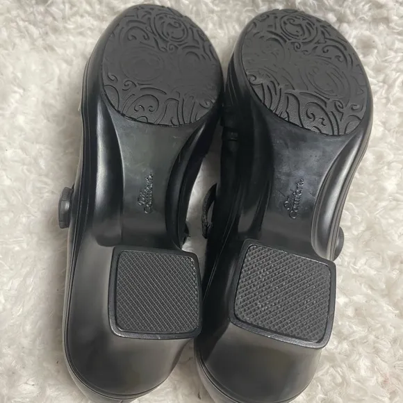De Comfort Cindee leather Black Mary Jane Shoes with BOA closure system SZ12W