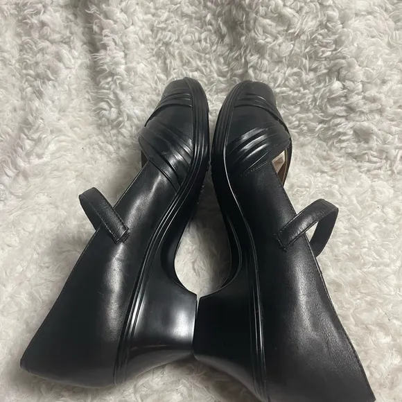 De Comfort Cindee leather Black Mary Jane Shoes with BOA closure system SZ12W