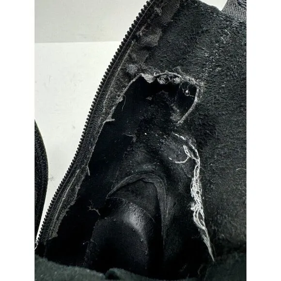 Doc Dr. Martens Boot Hilda Black Leather Women’s Size 7 Shoes Strap Combat