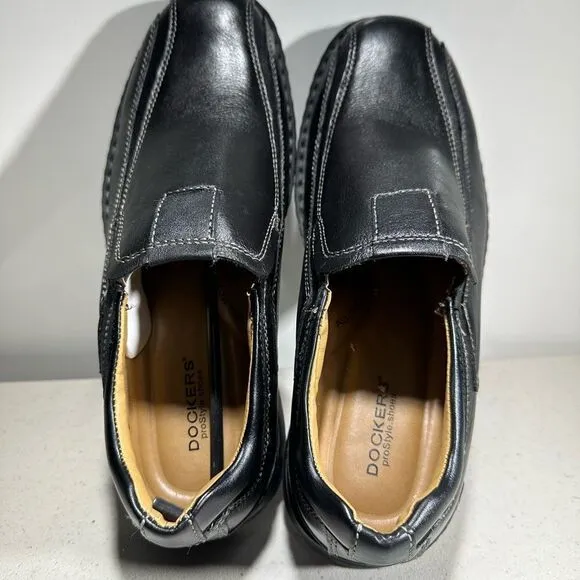 Dockers Men's Agent Slip-On Loafer Shoes Black 9,5