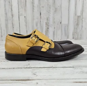 Dolce &amp; Gabanna Leather Monk Strap Shoes