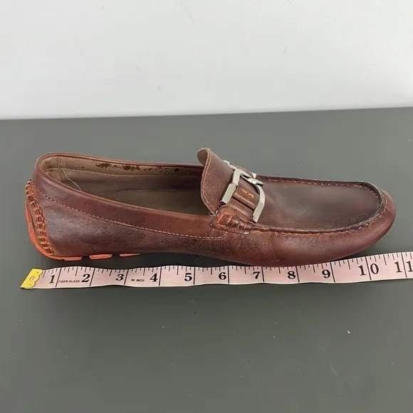 DONALD J Pliner Derrik Leather Driving Slip On Loafers Sz 8
