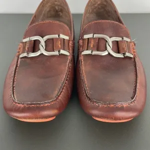 DONALD J Pliner Derrik Leather Driving Slip On Loafers Sz 8