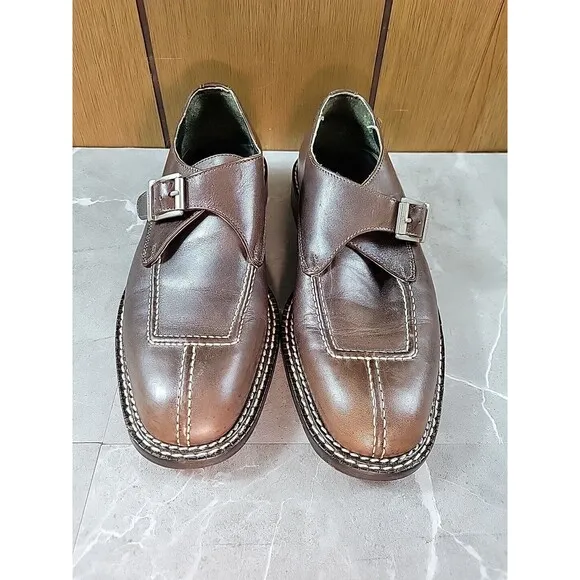 Donald J Pliner Kenzie Monk Strap Buckle Mens Size‎ 8 M I20