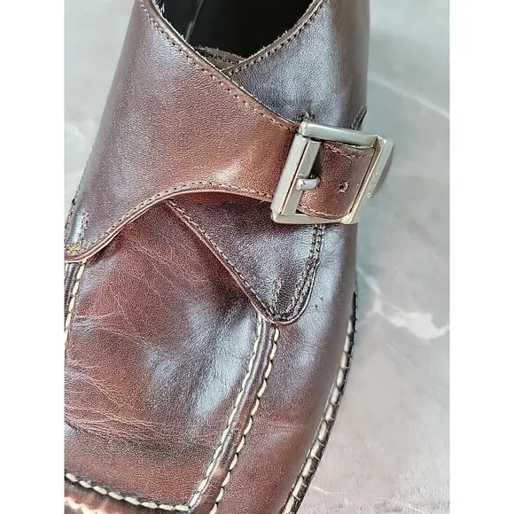Donald J Pliner Kenzie Monk Strap Buckle Mens Size‎ 8 M I20