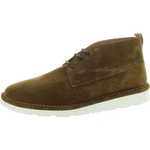 Donald J. Pliner Mens Tan Suede Lifestyle High-Top Loafers Shoes New
